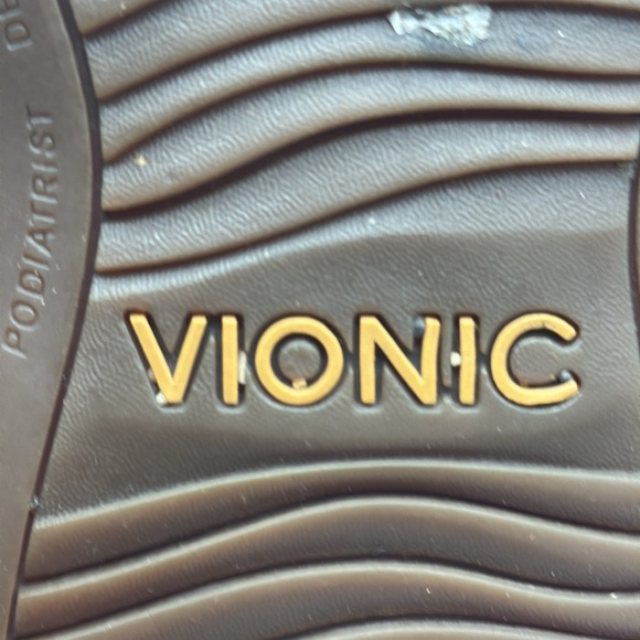Vionic Pippa White Thone Sandal Size 8.5 VIO6857 - Picture 6 of 7